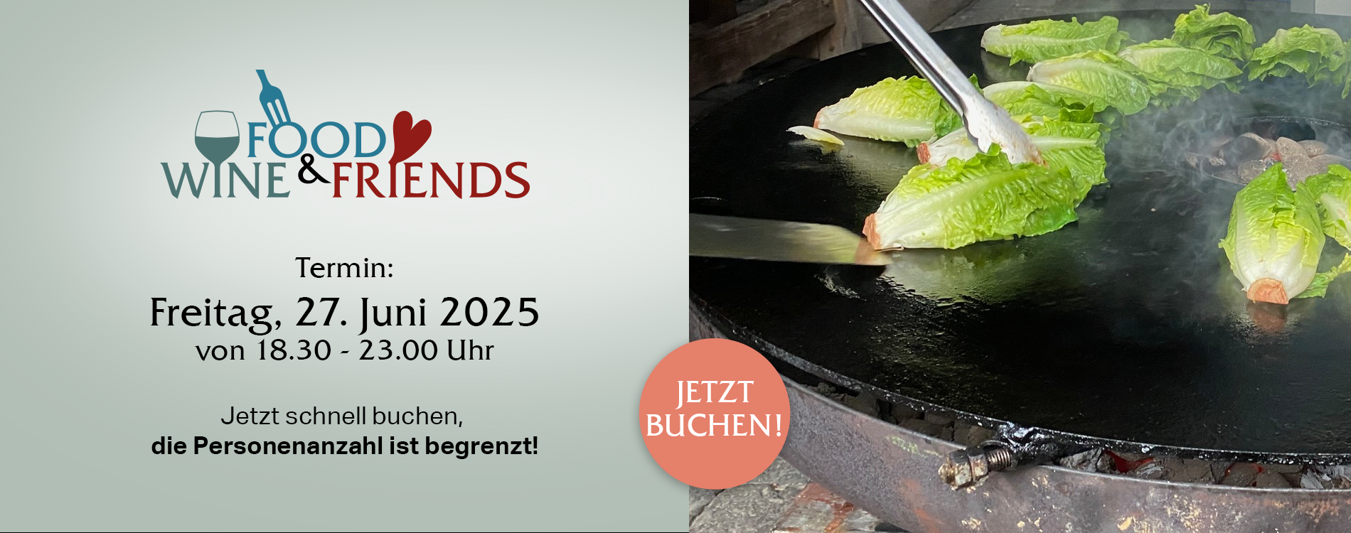 Event Food, Wine and Friends